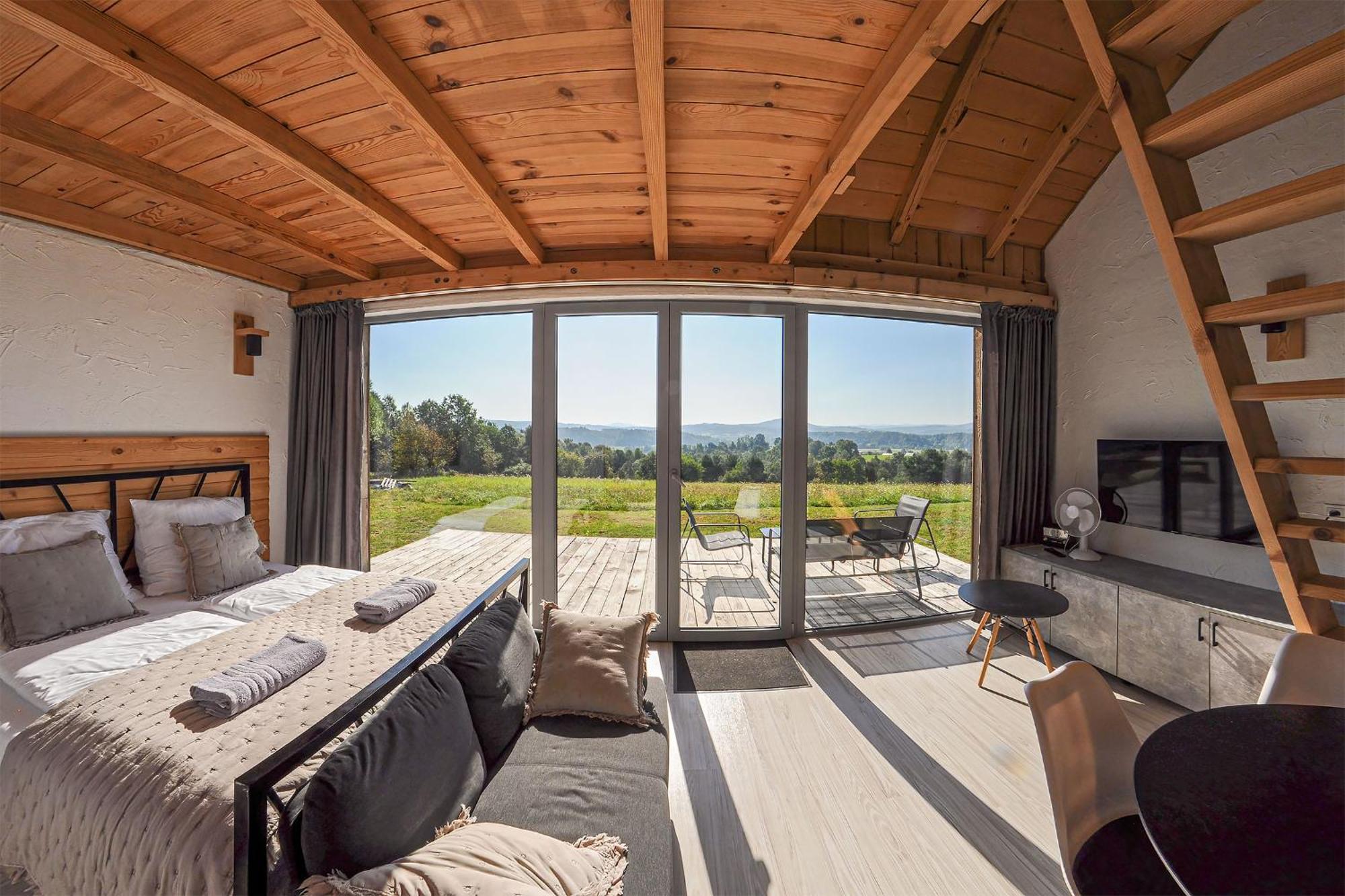 Widokowe Stodoly Bieszczady Villa Lesko Exterior foto